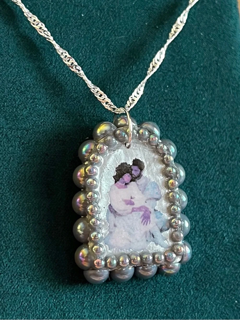 Whimsical Lovers Arch Necklace | Fairycore Romance | 925 Silver Chain